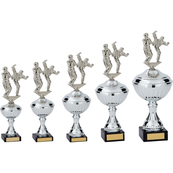 AXE KICK METAL KICKBOXING TROPHY  - AVAILABLE IN 5 SIZES
